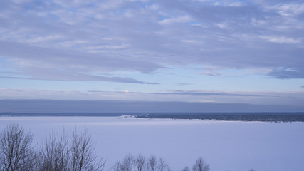 The river in winter