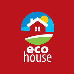 vector logo house