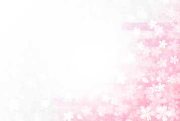 桜　和紙　春　背景 
