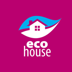 vector logo house