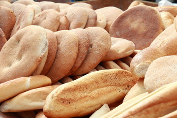 Traditional handmade bread