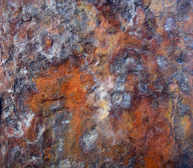 The surface of rusty metal    