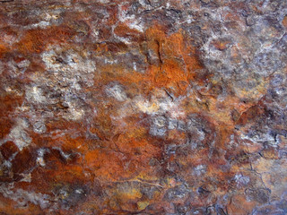 The surface of rusty metal    