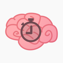Isolated brain with a timer