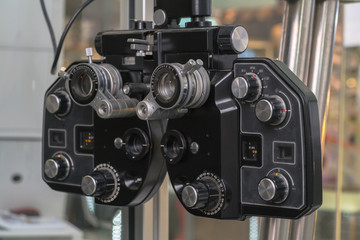 Eye sight vision test machine
