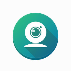 Isolated button with a web cam
