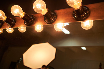 lighting in dressing room