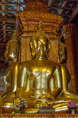 Buddha in Temple, Northern of Thailand