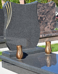 Tombstones in the public cemetery