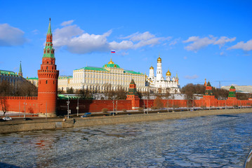 Moscow Kremlin. UNESCO World Heritage Site. Color photo.