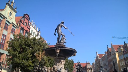 Obraz premium Beautiful old city Gdańsk in Europe