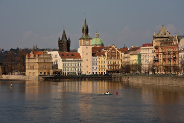 Fototapeta na wymiar Prag - Tschechien - Moldau