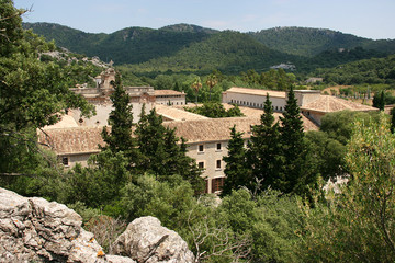 Santuari de Lluc, Monastery in Mallorca, Balearic Islands, Spain