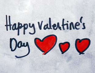 happy valentines day note 