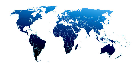 Fototapeta World map obraz