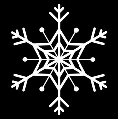 snowflake icon vector