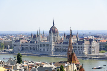 Obraz premium Hungarian Parliament Building