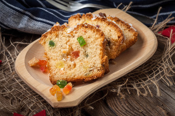 Christmas fruit cake.
