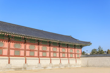 Fototapeta na wymiar Traditional Architecture in Korea