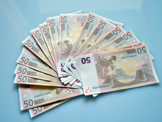 banconote, euro, moneta