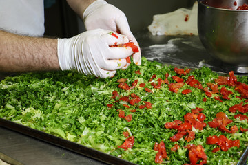 Il condimento della focaccia