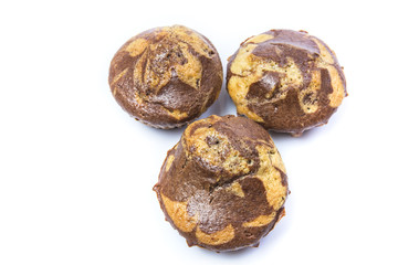 isolated marble cake 