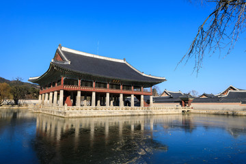 Gyeongbok palace in Seoul City, South Korea