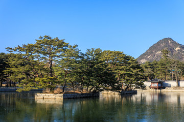 Gyeongbok palace in Seoul City, South Korea