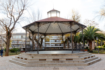 Porche en parque