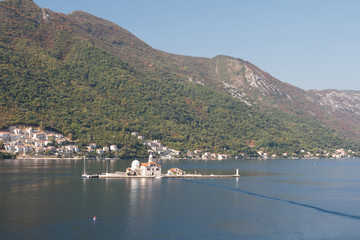 Our Lady of the Rocks - Small island in Bay of Kotor.  Montenegro