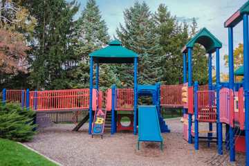 Happy Childhood kid playground fun for leisure and recreation ac