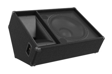 Speaker audio equipment power electronic. 3D rendering