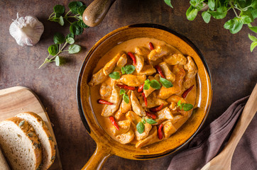 Delicious curry homemade