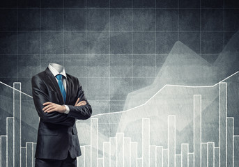 Businessman without head