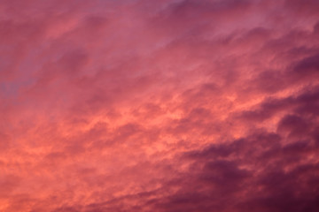 Sky and clouds / Sky and clouds at twilight.