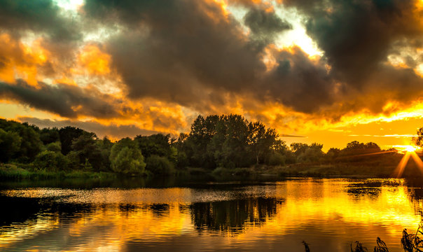 Sunset in North Solihull
