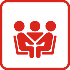 meeting place icon
 for milling