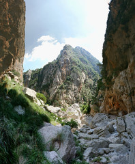 Hiking the Torrent de Pareis, Mallorca, Spain