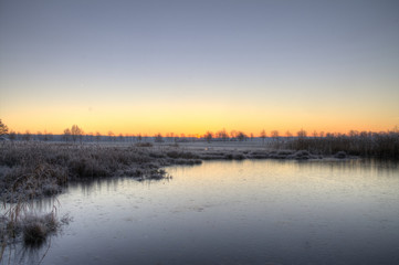 Over veen landschap