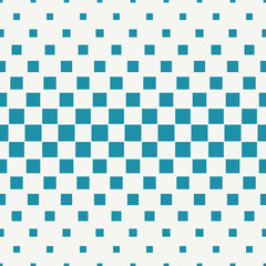 Abstract geometric hipster fashion halftone blue square pattern