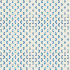 Cute pixelated pattern with simple geometric shapes. Useful for textile and interior design.