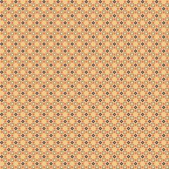 Cute pixelated pattern with simple geometric shapes. Useful for textile and interior design.