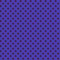 Cute pixelated pattern with simple geometric shapes. Useful for textile and interior design.