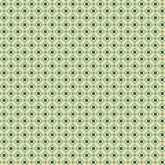 Cute pixelated pattern with simple geometric shapes. Useful for textile and interior design.