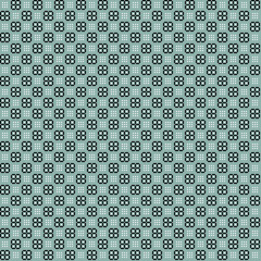 Cute pixelated pattern with simple geometric shapes. Useful for textile and interior design.