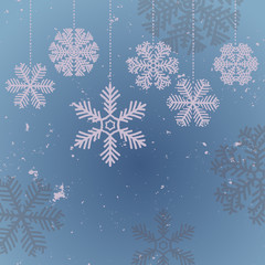 Christmas snow Background