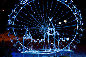 the city light installation