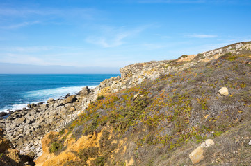 The coast of Atlantic ocean