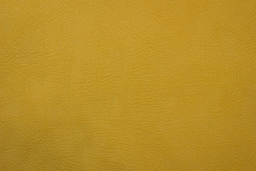 Yellow leather artificial texture background