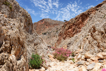 Crete mountains landscape. Greece